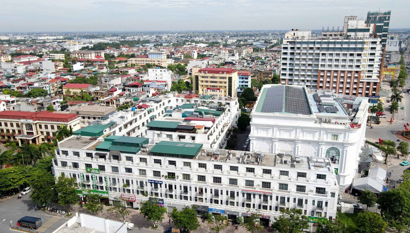 Thành phố Thái Bình đặt mục tiêu đến năm 2025 được công nhận là đô thị loại I trực thuộc tỉnh. (Ảnh: Thế Duyệt/ TTXVN)