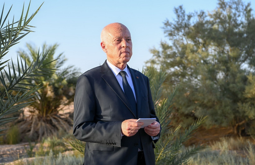 Tổng thống Tunisia Kais Saied. (Ảnh: THX/TTXVN)