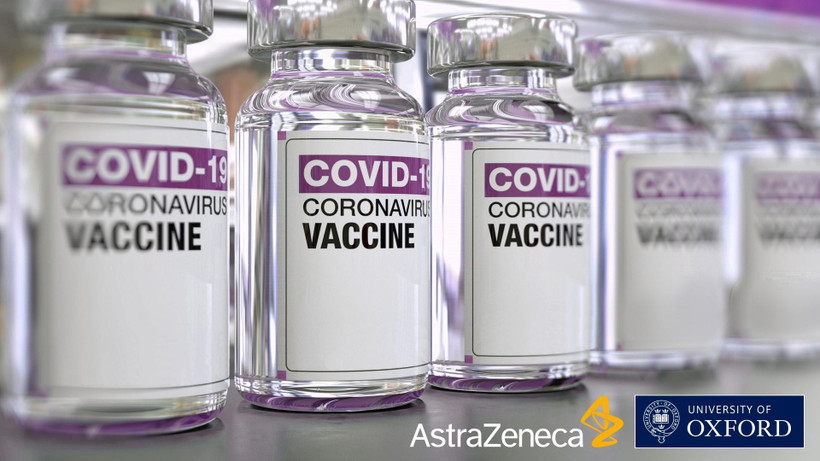 Vắcxin ngừa COVID-19 của Oxford/AstraZeneca. (Ảnh: Yonhap/TTXVN)
