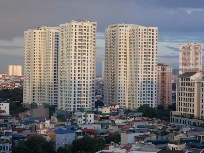 Nhu cầu phát triển, sở hữu chung cư luôn được các nhà đầu tư quan tâm. (Ảnh: Hùng Võ/Vietnam+)