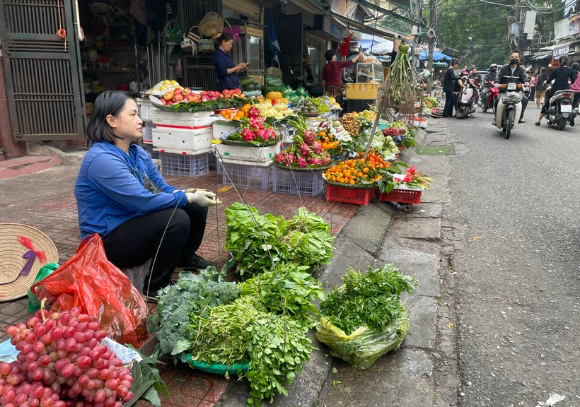 Nguồn cung thực phẩm tại các chợ trên địa bàn thành phố Hà Nội đang dồi dào, giá cả không có nhiều biến động. (Ảnh minh hoạ: Minh Hiếu/Vietnam+)