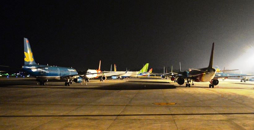 Các Hãng hàng không Việt Nam sẽ tăng cường bay đêm đến nhiều sân bay địa phương có nhu cầu người dân về quê cao trong dịp Tết Nguyên đán. (Ảnh: Việt Hùng/Vietnam+)