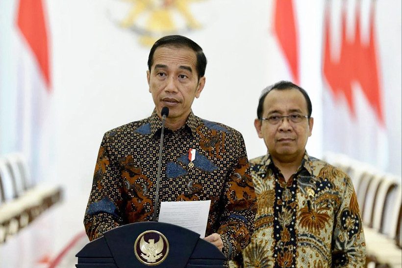 Tổng thống Indonesia Joko Widodo (trái). (Ảnh: AFP/TTXVN)