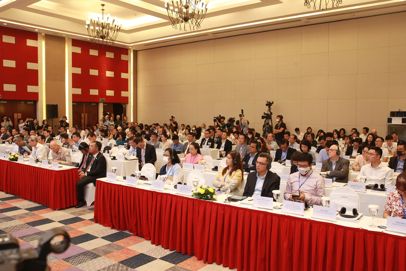 Hội thảo “Cộng hưởng sức mạnh đầu tư vì một Việt Nam thịnh vượng,” do Báo Đầu tư tổ chức ngày 15/5.(Ảnh: PV/Vietnam+)