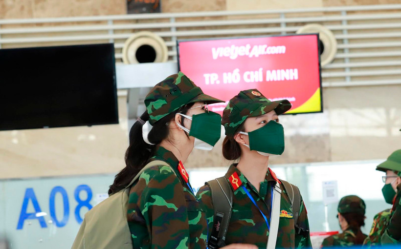 Ngành hàng không hỗ trợ tối đa vận tải cho Thành phố Hồ Chí Minh và các tỉnh phía Nam. (Ảnh: CTV/Vietnam+)