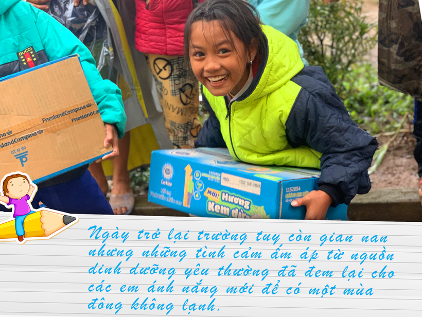 'Cô gái Hà Lan' chung tay chia sẻ cùng học trò vùng lũ Quảng Trị