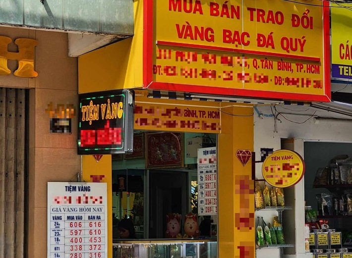 Tiệm vàng nơi xảy ra vụ việc. (Nguồn: Báo Tuổi trẻ)