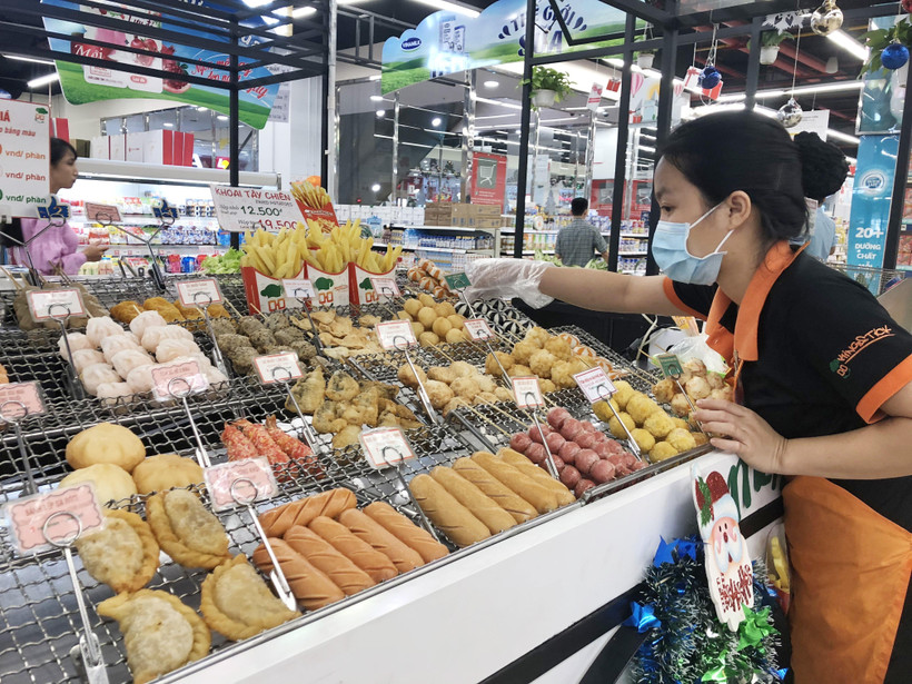 Sản phẩm chế biến có nguồn gốc từ thịt lợn đảm bảo an toàn. (Ảnh: Mỹ Phương/TTXVN)