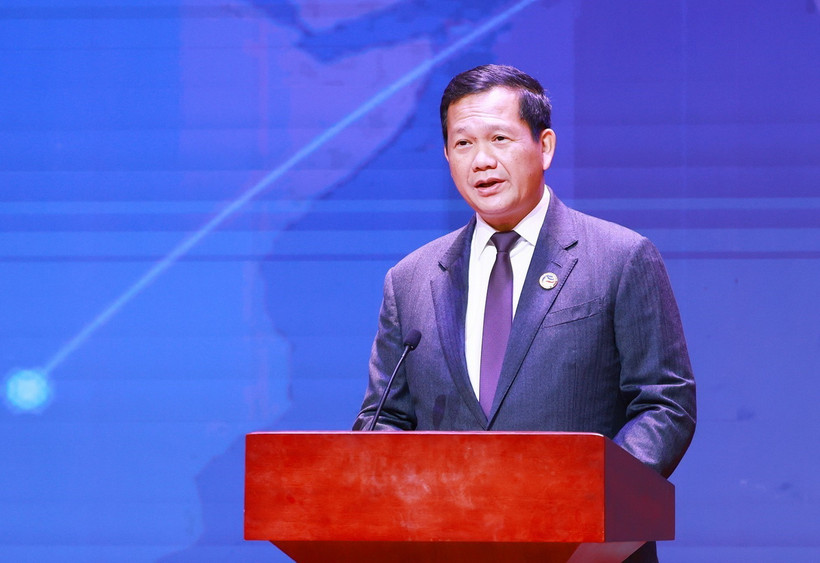 Thủ tướng Campuchia Hun Manet. (Ảnh: Dương Giang/TTXVN)