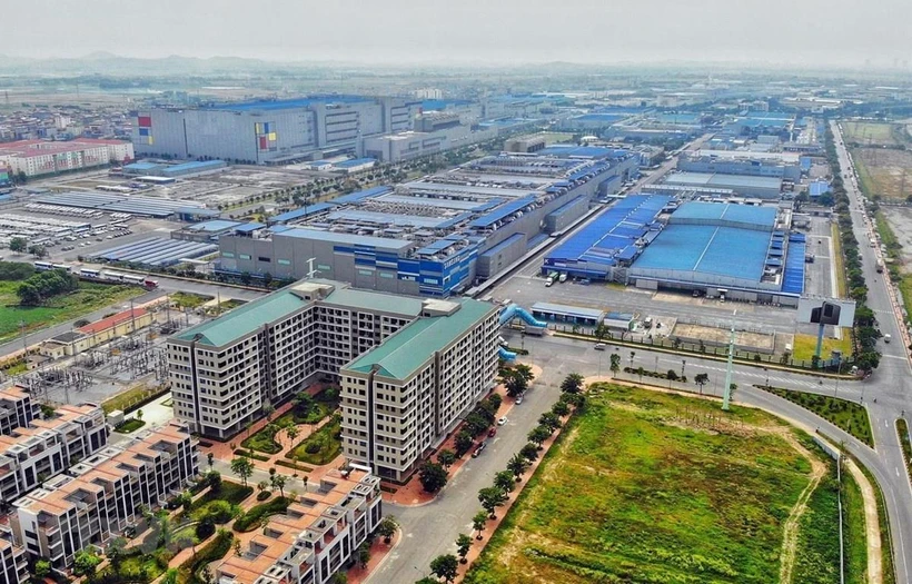 Nhà ở, nhà cho công nhân thuê tại khu công nghiệp Yên Phong, Bắc Ninh. (Ảnh: Danh Lam/TTXVN)