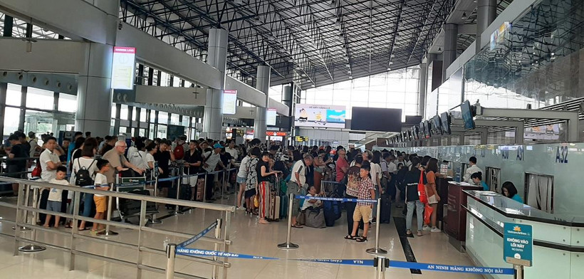 Thị trường hàng không Việt đã có tốc độ tăng trưởng chậm lại trong sáu tháng của năm nay so với cùng kỳ năm 2018. (Ảnh: Việt Hùng/Vietnam+)