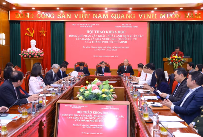 Quang cảnh hội thảo. (Ảnh: Văn Điệp/TTXVN)