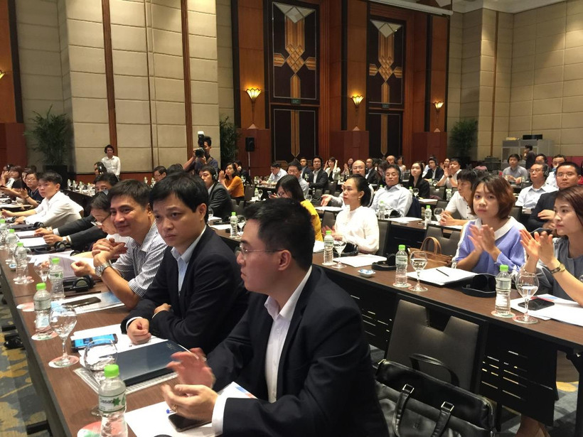 JICA khởi động “Dự án Tăng cường năng lực về nâng cao tính công bằng và minh bạch của thị trường cổ phiếu Việt Nam,” ngày 20/6. (Ảnh: PV/Vietnam+)