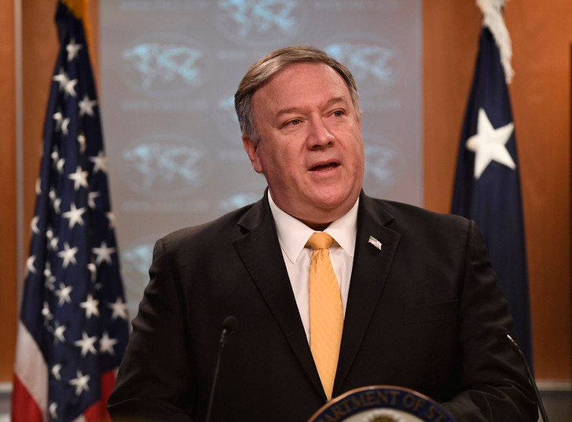 Ngoại trưởng Mỹ Mike Pompeo. (Ảnh: THX/TTXVN) 