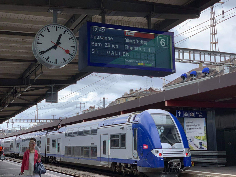 Hệ thống đường sắt cao tốc tại một nước châu Âu. (Ảnh: CTV/Vietnam+)