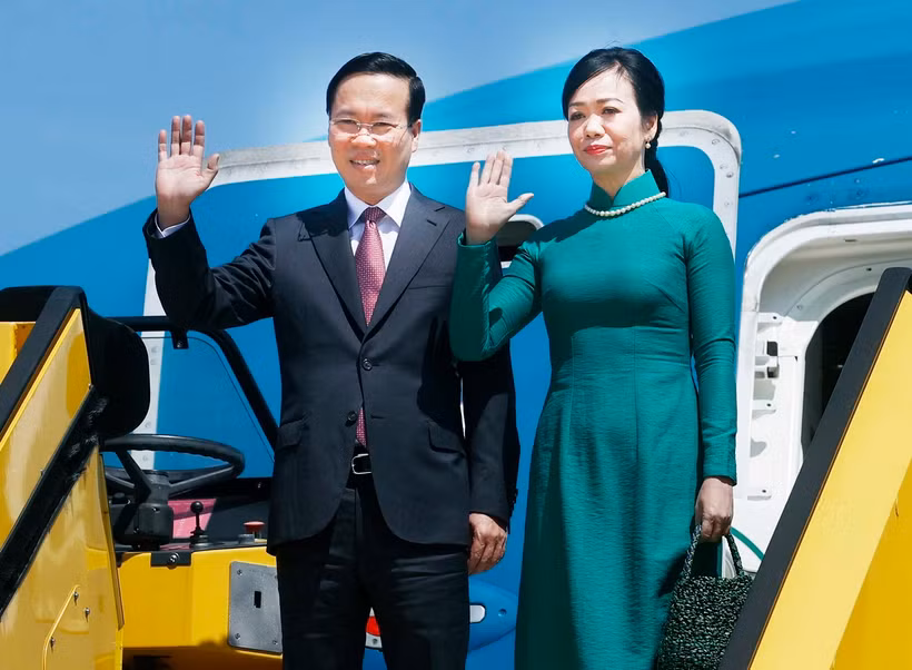 Chủ tịch nước Võ Văn Thưởng và Phu nhân sẽ thăm chính thức Nhật Bản từ ngày 27 đến 30/11/2023. (Ảnh: Thống Nhất/TTXVN)