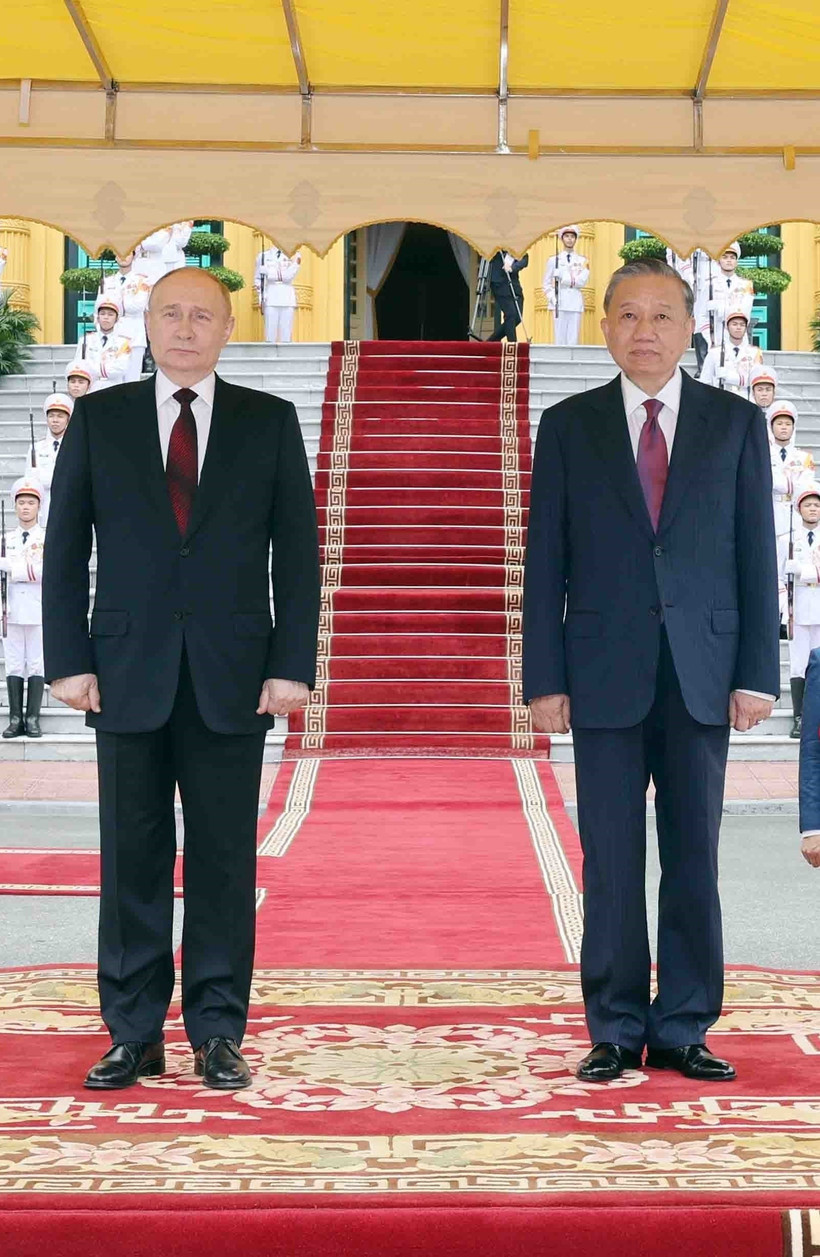 Lễ đón chính thức Tổng thống Nga Vladimir Putin