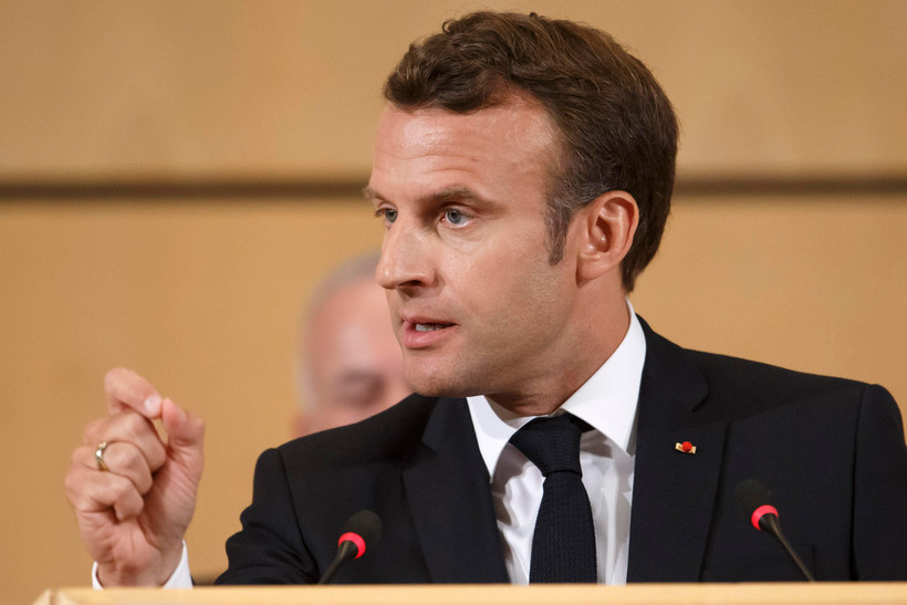 Tổng thống Pháp Emmanuel Macron. (Nguồn: AFP)