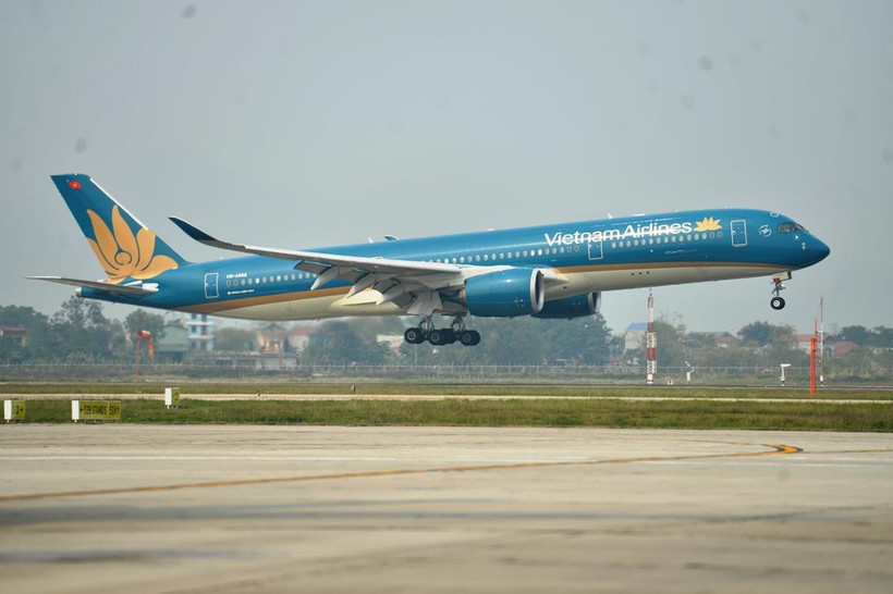 Vietnam Airlines khôi phục 6 đường bay nội địa trong tháng Mười. (Ảnh: CTV/Vietnam+)