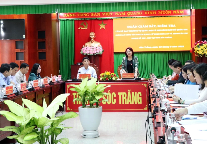 Phó Chủ tịch nước Đặng Thị Ngọc Thịnh phát biểu. (Ảnh: Trung Hiếu/TTXVN)