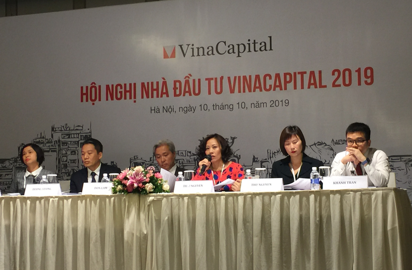 Hội nghị Nhà đầu tư VinaCapital 2019, ngày 10/10, tại Hà Nội. (Ảnh: PV/Vietnam+)