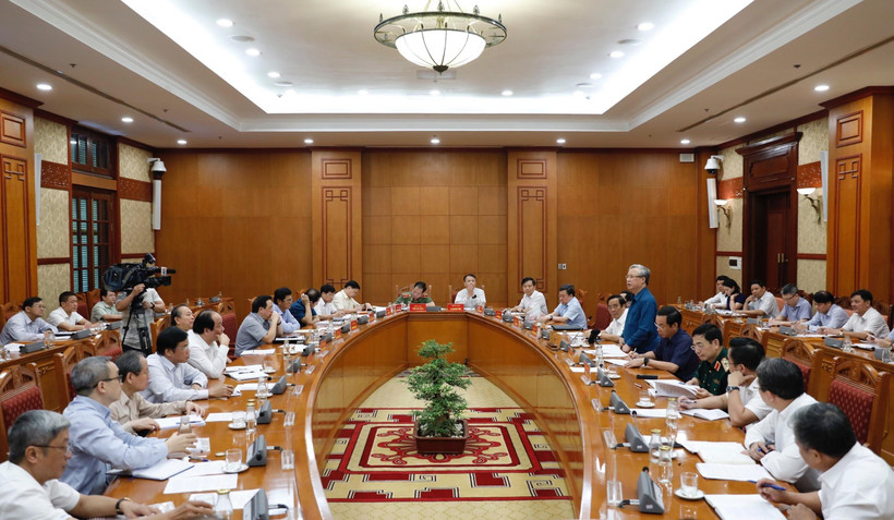 Quang cảnh cuộc họp. (Ảnh: Dương Giang/TTXVN)