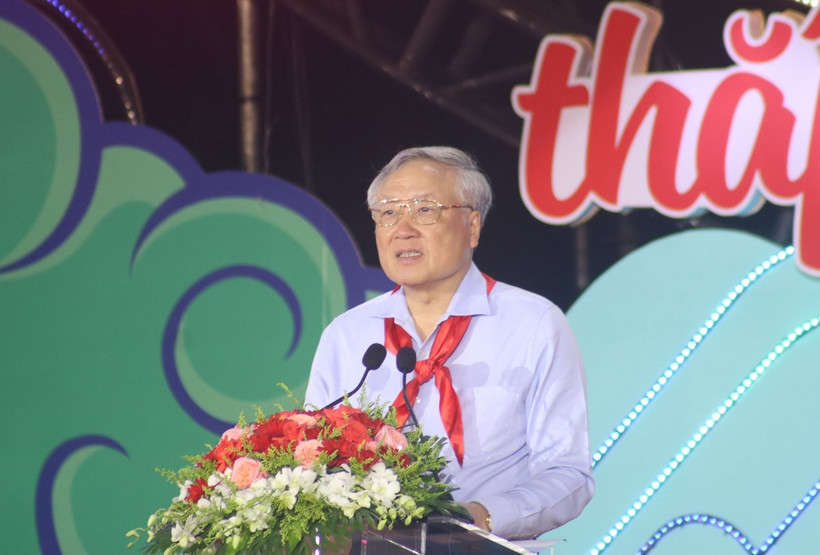 Phó Thủ tướng Thường trực Nguyễn Hòa Bình phát biểu tại chương trình. (Ảnh: Tuấn Anh/TTXVN)