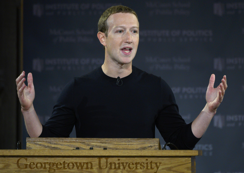 Tổng giám đốc Facebook, ông Mark Zuckerberg. (Ảnh: AFP/TTXVN)