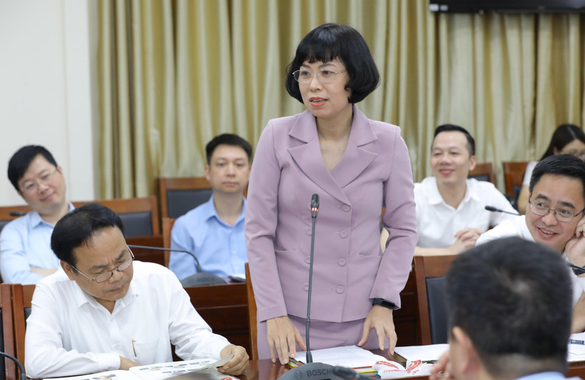 Phó Tổng giám đốc Thông tấn xã Việt Nam Vũ Việt Trang phát biểu. (Ảnh: Văn Điệp/TTXVN)