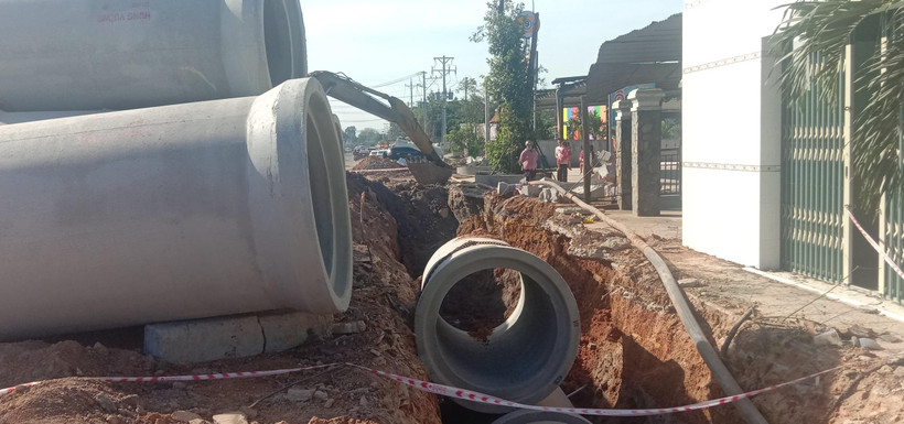 Hiện trường vụ việc. (Ảnh: Đậu Tất Thành/TTXVN)