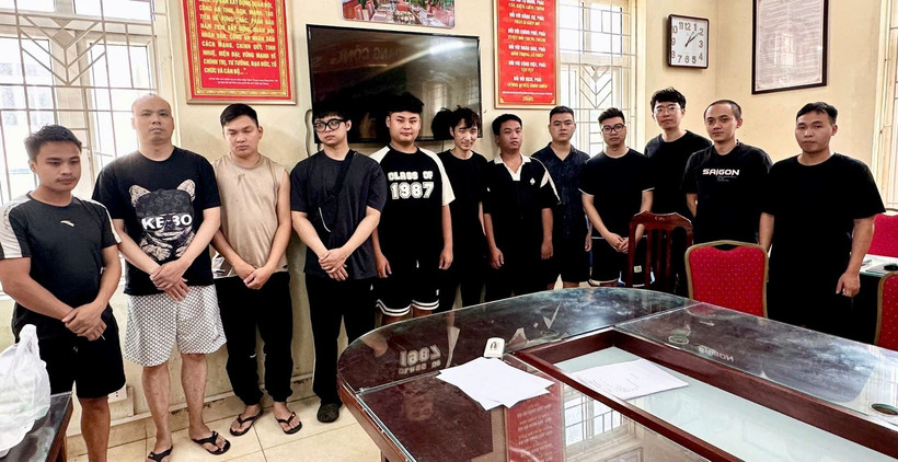 Các đối tượng liên quan vụ án. (Ảnh TTXVN phát)