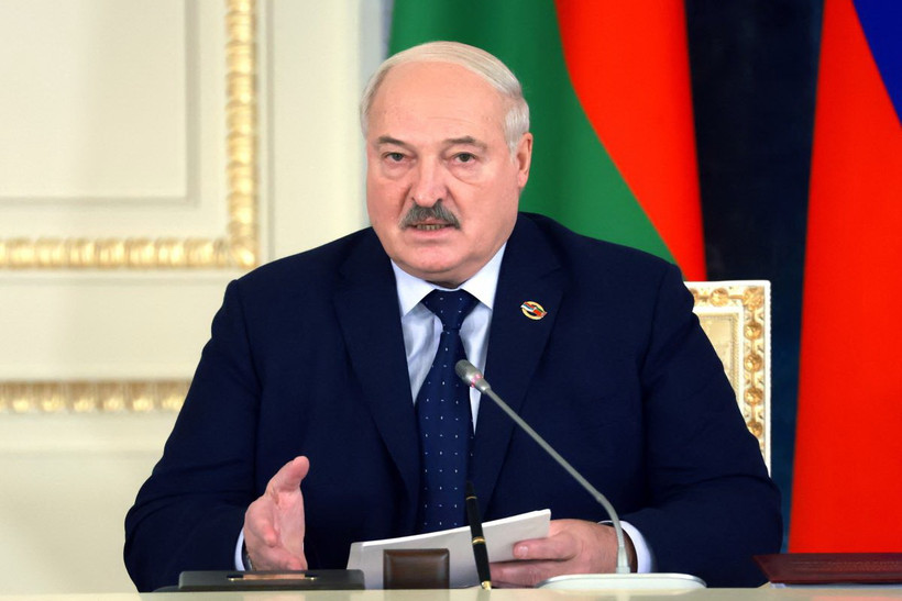 Tổng thống Belarus Alexander Lukashenko tại cuộc họp ở Saint Petersburg, Nga ngày 29/1/2024. (Ảnh: AFP/TTXVN)