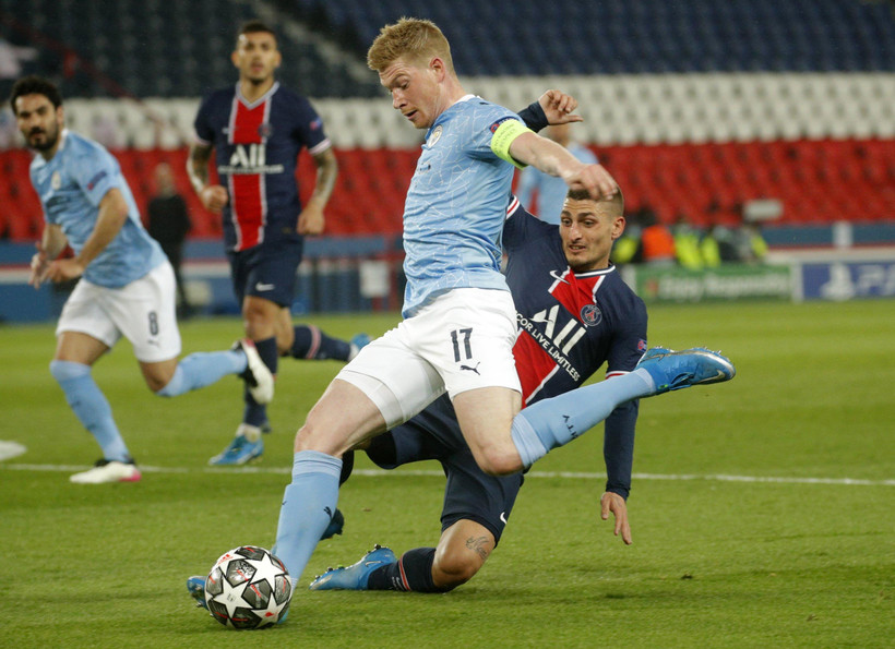 Man City và PSG quyết chiến tranh vé chung kết. (Nguồn: EPA)