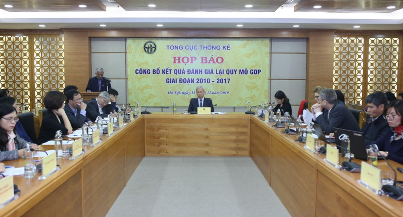 Quang cảnh buổi họp báo. (Ảnh: TTXVN)