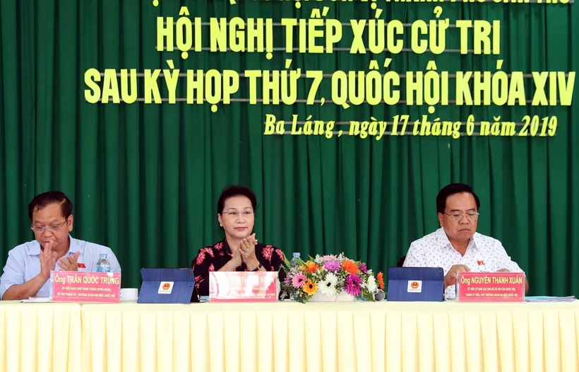 Quang cảnh buổi làm việc. (Ảnh: Trọng Đức/TTXVN)