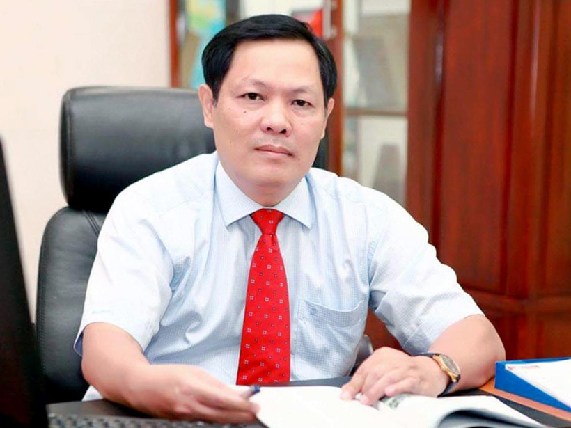 ông Đỗ Việt Đức, Tổng cục trưởng Tổng cục Dự trữ Nhà nước trao đổi với báo chí, ngày 23/10. (Ảnh: BTC/Vietnam+)