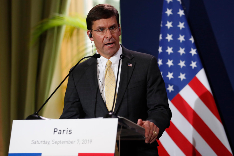 Bộ trưởng Quốc phòng Mỹ Mark Esper. (Ảnh: AFP/TTXVN)