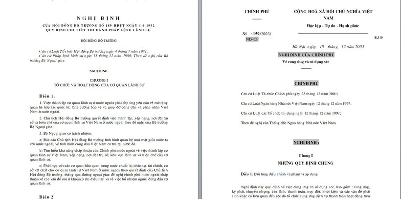 18 văn bản quy phạm pháp sẽ được bãi bỏ. 