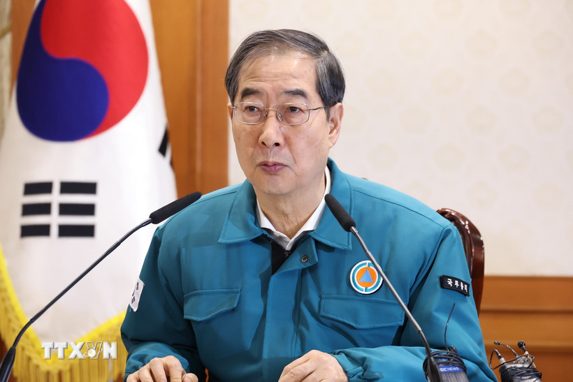 Quyền Tổng thống Han Duck-soo. (Nguồn: Yonháp/TTXVN)