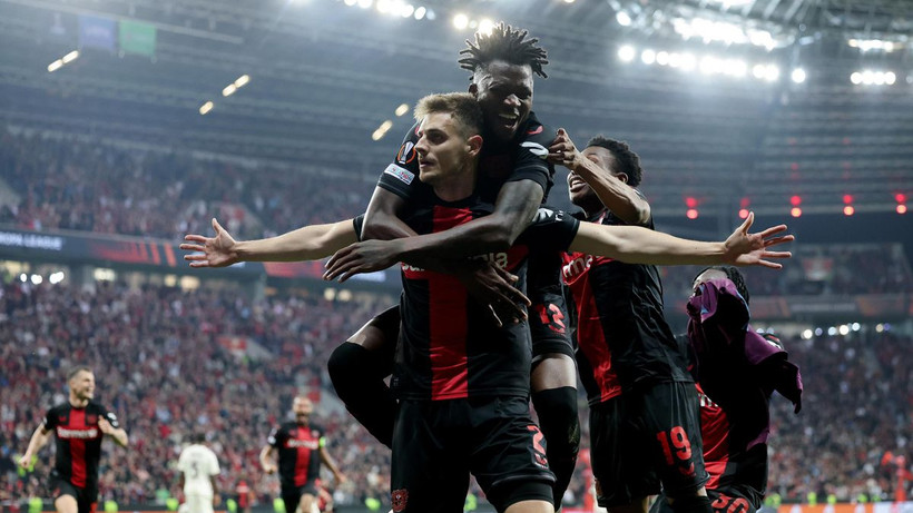 Bayer Leverkusen vẫn bất bại ở mùa giải 2023-24. (Nguồn: Getty Images)