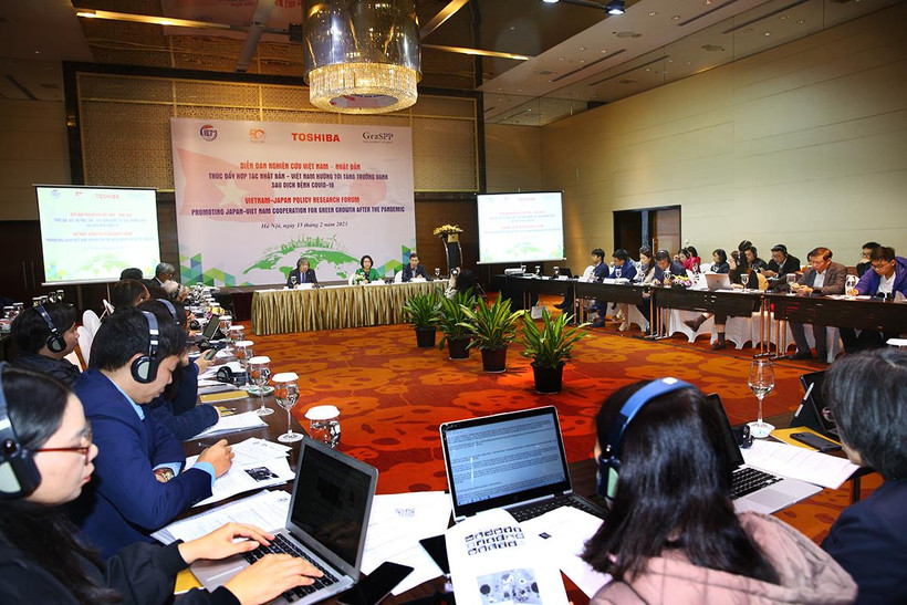 Diễn đàn Nghiên cứu chính sách Việt Nam-Nhật Bản, ngày 15/2. (Ảnh: Vietnam+)