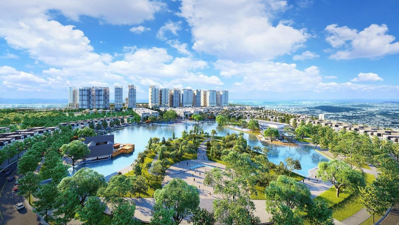 Shophouse Thịnh Vượng đắm mình trọn trong khuôn viên Hinode Royal Park.