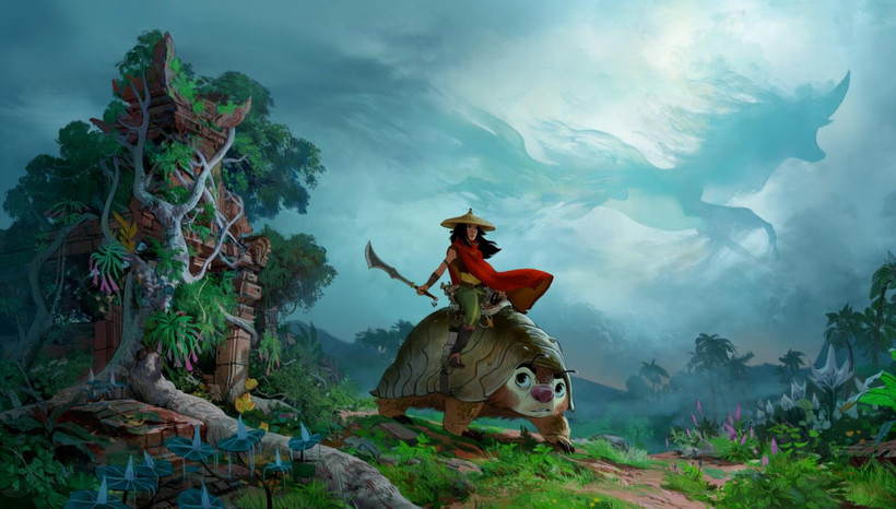 Một cảnh trong phim 'Raya and the Last Dragon.' (Nguồn: Disney)