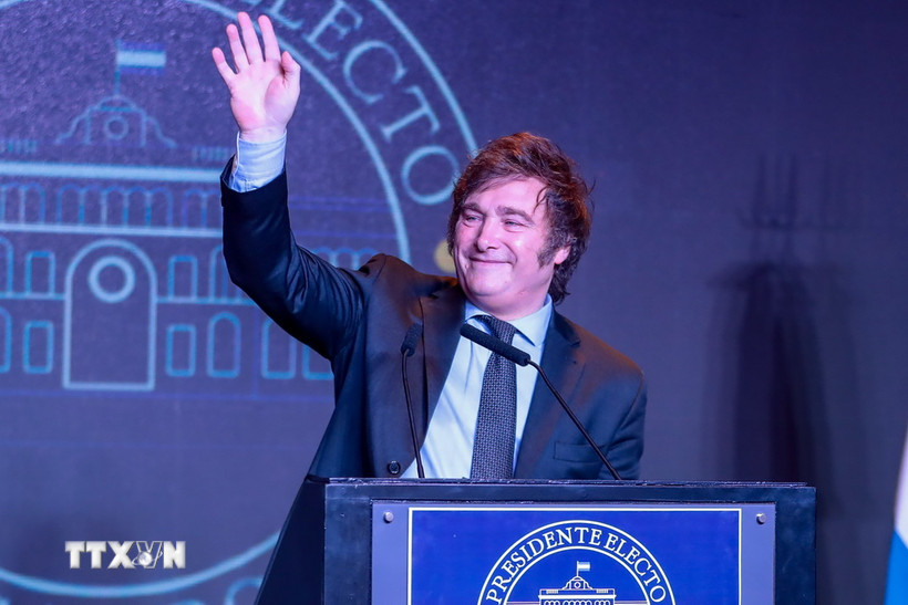 Tổng thống Javier Milei. (Nguồn: AFP/TTXVN)