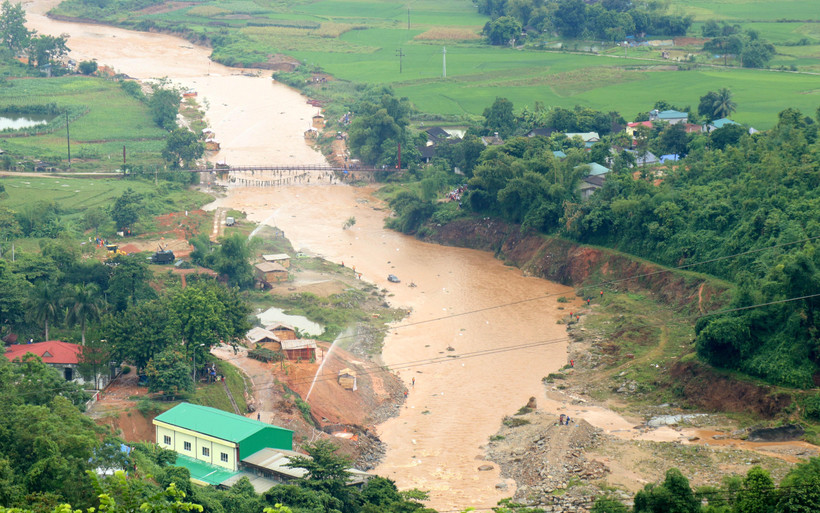 Khu vực xã Cốc San, huyện Bát Xát. (Ảnh: Quốc Khánh/TTXVN)