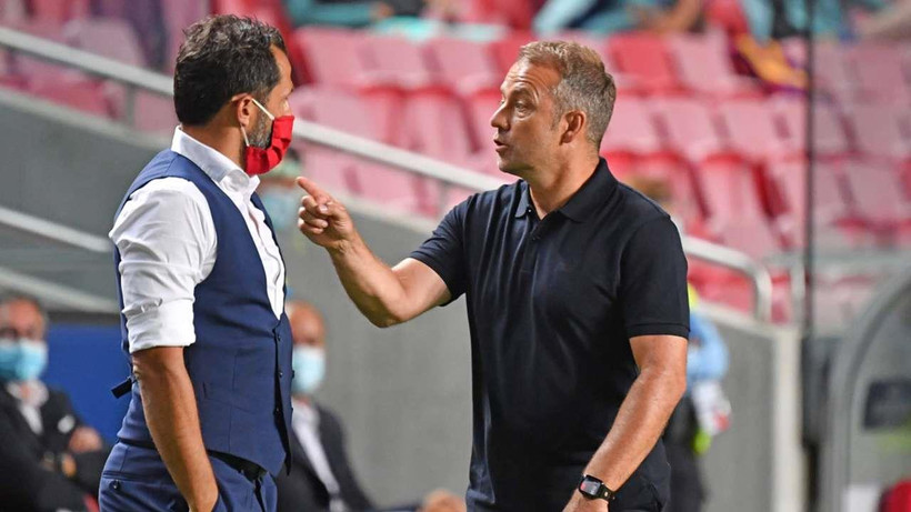 Flick và Salihamidzic khó có thể tiếp tục làm việc với nhau. (Nguồn: Getty Images)