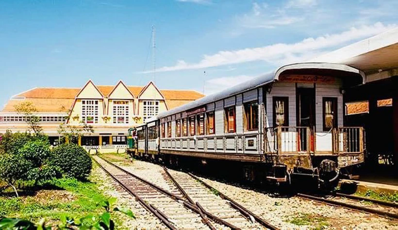 Tuyến đường sắt Đà Lạt - Trại Mát. (Nguồn: Báo Lâm Đồng)