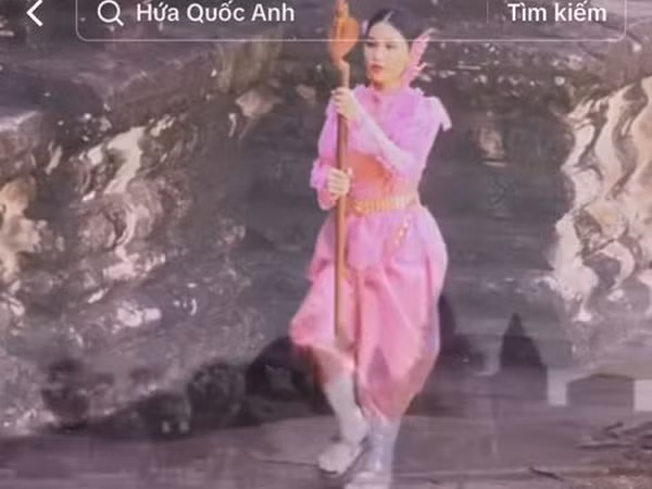 Hình ảnh được cho là cắt ra từ TikTok của Hứa Quốc Anh.