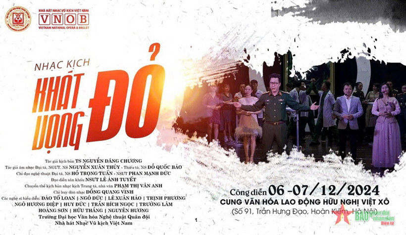 Poster giới thiệu vở nhạc kịch. .