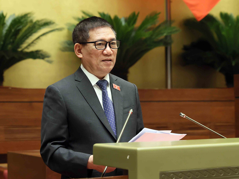 Bộ trưởng Bộ Tài chính Hồ Đức Phớc. (Ảnh: An Đăng/TTXVN)